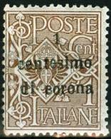 ITALIA, ITALY, TERRE REDENTE, TRENTO E TRIESTE, 1919, FRANCOBOLLO NUOVO (MNH**), Sassone 1 - Trento & Trieste