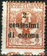 ITALIA, ITALY, TERRE REDENTE, TRENTO E TRIESTE, 1919, FRANCOBOLLO NUOVO (MLH*), Sassone 2 - Trente & Trieste