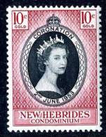 298)  NEW HEBRIDES  1953   SG.#79  (*) - Autres & Non Classés