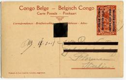 INTERO POSTALE CONGO BELGA BELGE BELGISCH EST AFRICAN ALLEMAND MUSINGA ROI DU RUANDA - Postwaardestukken