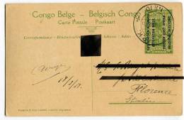 INTERO POSTALE CONGO BELGA BELGE BELGISCH EST AFRICAN ALLEMAND KIGALI GROUPE DE WATUZI - Entiers Postaux