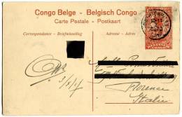 INTERO POSTALE CONGO BELGA BELGE BELGISCH LEOPOLDVILLE CHAMEAUX PORTEURS - Stamped Stationery
