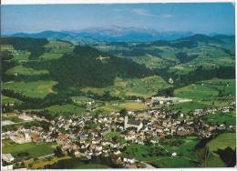 Bütschwil, Flugaufnahme. Mit Säntisblick - Bütschwil-Ganterschwil