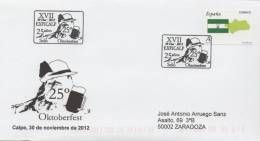 SPAIN. POSTMARK 25th OKTOBERFEST. CALPE 2012. BEER - Macchine Per Obliterare (EMA)