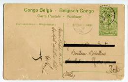 INTERO POSTALE CONGO BELGA BELGE BELGISCH HUILERIE ILE DE MALEBA - Interi Postali