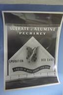 Photo Publicitaire  " Sulfate D'alumine PECHINEY - Fotografia