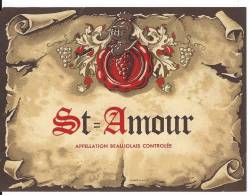 2 étiquettes ST Amour - Beaujolais