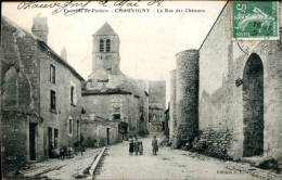 86--VIENNE-- CHAUVIGNY   LA RUE DES CHATEAUX  ECRITE ‹(•¿• )› - Chauvigny