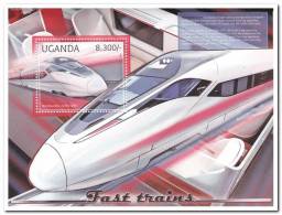 Uganda 2012 Postfris MNH Trains - Uganda (1962-...)