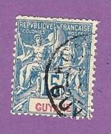 COLONIES FRANCAISES GUYANE TIMBRE N° 35 OBLITERE - Sonstige & Ohne Zuordnung
