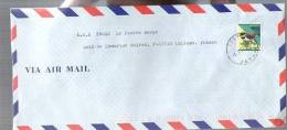 Lettre Cover Par Avion Via Air Mail Du Japon Japan Nippon Pour La France - CAD 4-01-2001 / 1 Tp Oiseau - Briefe U. Dokumente