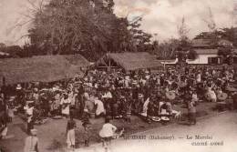 CARTE POSTALE ANCIENNE. BENIN. DAHOMEY.  OUIDAH. LE MARCHE. 1927. - Benin