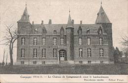 Langemarck, Le Château Avant Le Bombardement. - Langemark-Poelkapelle