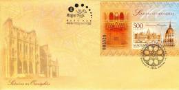 HUNGARY - 2002. FDC - Parliament Building,Centenary  Mi Bl.269 - FDC