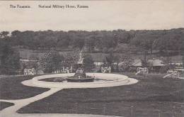 Kansas National Military Home The Fountain Albertype - Autres & Non Classés