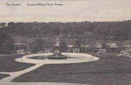 Kansas National Military Home The Fountain Albertype - Autres & Non Classés