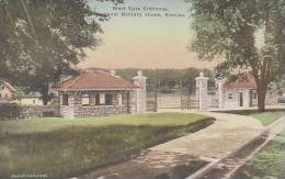 Kansas National Military Home Entrance West Gate Albertype - Other & Unclassified