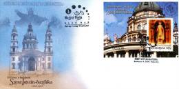 HUNGARY - 2005. FDC - St.Stephen's Basilica,Centenary  Mi Bl.300. - FDC