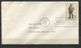 USA 1964 Cover First Day Of Issue San Houston - Marcofilie