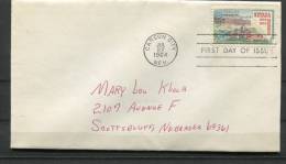 USA 1964 Cover First Day Of Issue Nevada - Postal History