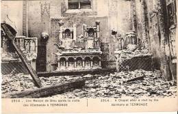 TERMONDE - Belgique - Une Maison De Dieu Après La Visite Des Allemands - 1914 - V-1 - Dendermonde