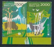 BELARUS/Weißrussland EUROPA 2011 "Forests" Set Of 2v** - 2011