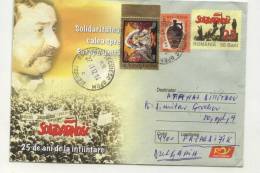 Mailed Cover  With Stamps From Romania To Bulgaria - Brieven En Documenten