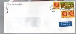 Lettre Cover Par Avion Via Air Mail De Hong Kong Pour ? - CAD 22-07-1995 / 3 Tp Queen Elisabeth & Rameur Canoé ... - Briefe U. Dokumente