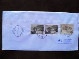 Cover Sent From China To Lithuania On 1999 Registered, 2 Scans - Storia Postale
