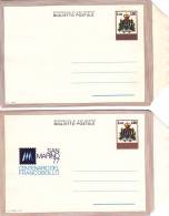 POSTCARD STATIONERY 1977 MISSING WRITE 'SAN MARINO 1977',UNUSED,SEE THE SCAN IMAGE. - Plaatfouten En Curiosa