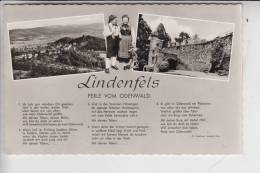 6145 LINDENFELS, Lieder-Karte 1964 - Heppenheim