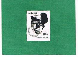 INDIA  -  SG 1228 -  1987  /  INAUGURATION OF THE AFRICA FOUND   -  USED - Oblitérés