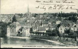 86--VIENNE-- MONTMORILLON    VUE GENERALE      ECRITE ‹(•¿• )› - Montmorillon