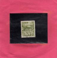 JAPAN - NIPPON - GIAPPONE - JAPON 1954 GOLDEN HALL  Chusonji TEMPLE SAPPORO TEMPIO USED - Used Stamps