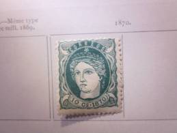 COLLECTION TIMBRES  ANTILLES ESPAGNOLES 10 Cs 1870 NEUF  AVEC CHARNIERE - Nuevos