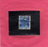 JAPAN NIPPON GIAPPONE JAPON 1952 Yomei Gate NIKKO 45y PORTA ENTRATA USED USATO OBLITERE' - Used Stamps