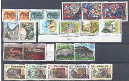 Luxembourg Europa Cept,art 1986-1989 MNH ** - Unused Stamps