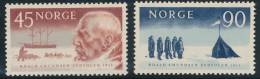 NORWAY/Norwegen 1961 - 50° Anniversary Of Amunsen's Arrival At The South Pole, Set Of 2v** - Unused Stamps