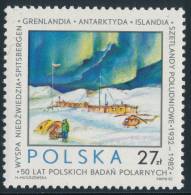 POLAND/Polen/Polska 1982, 50th Anniversary Of Arctic & Antarctic Expeditions, Set Of 1v** - Expéditions Arctiques