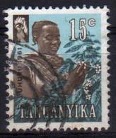 TANGANYIKA - 1961 YT 42 USED - Tanganyika (...-1932)