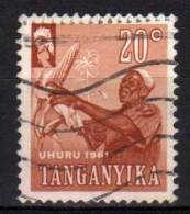 TANGANYIKA - 1961 YT 43 USED - Tanganyika (...-1932)