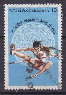 Cuba 1975 Mi. 2075    13 C Panamerikanische Sportspiele, Mexiko Hochsprung - Gebruikt