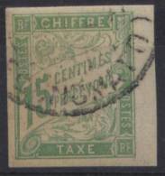 #37# COLONIES GENERALES TAXE N° 20 Oblitéré (cachet à Identifier : Foungmato ?) - Strafportzegels