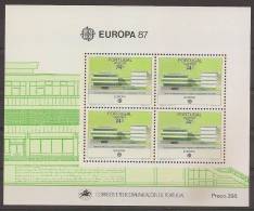 MADEIRA 1987 EUROPA CEPT BL 8 12€ AI - 1987