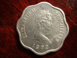 SEYCHELLES 1972 FIVE CENTS Aluminium Coin FAO Issue USED In Very Good Condition. - Seychellen