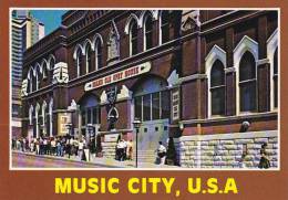 Tennessee Nashville Music City U S A Grand Ole Opry House - Nashville