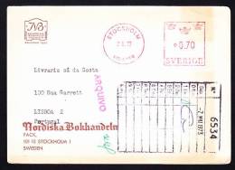 Comercial - Stockholm - Portugal   2.5.1973 - Postal Stationery