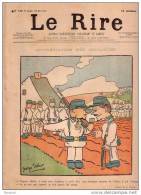 Delcampe - REVUE LE RIRE - MAI 1897 - N° 133 - MILITARIA - QUARTIER ECOLE MILITAIRE - ILLUSTREE PAR DELAW , COUTURIER - Revistas - Antes 1900