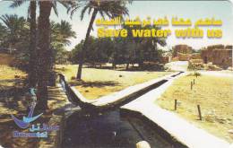 Oman, OMN-C-90, Save Water With Us, Falaj Bani Rabia,  2 Scans. - Oman