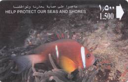 Oman, OMN-G-12A, Dhofar Clown Fish,  2 Scans. - Oman